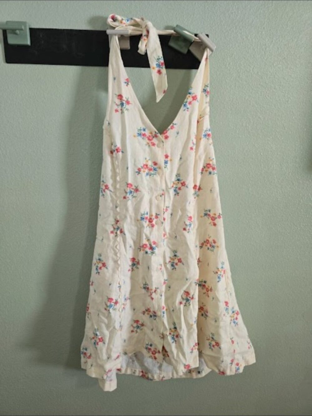 Universal Thread floral halter dress size medium nwt